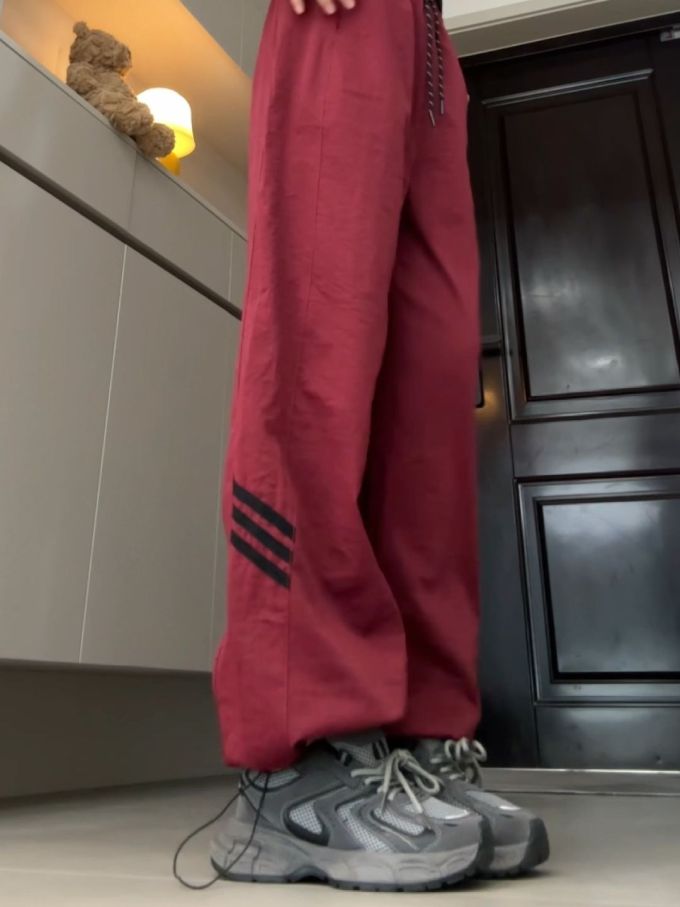 撞色/渐变 印花 滑板车红