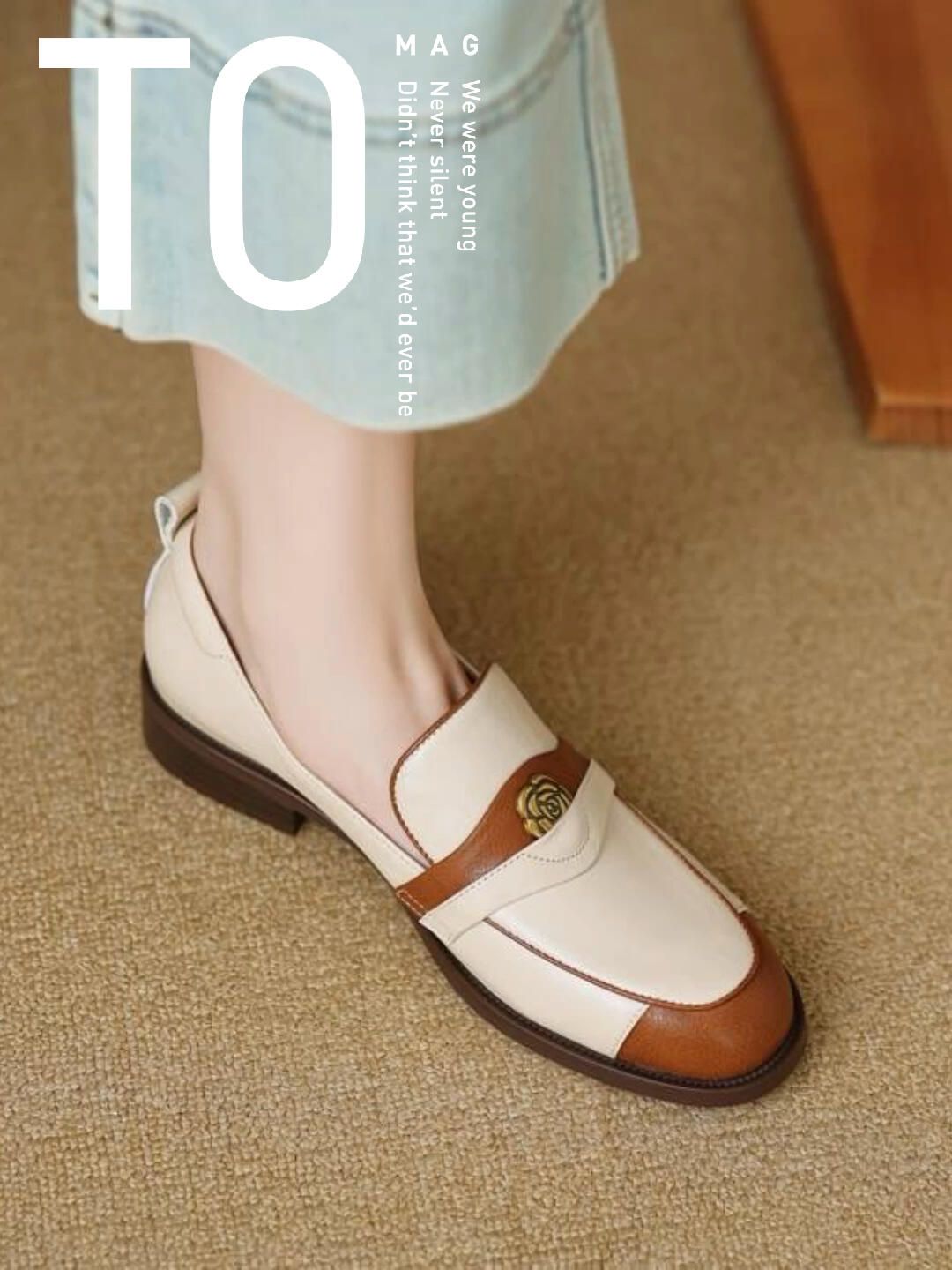 圆头 低帮 深口鞋 皮革  - VALI鞋履AI设计主图