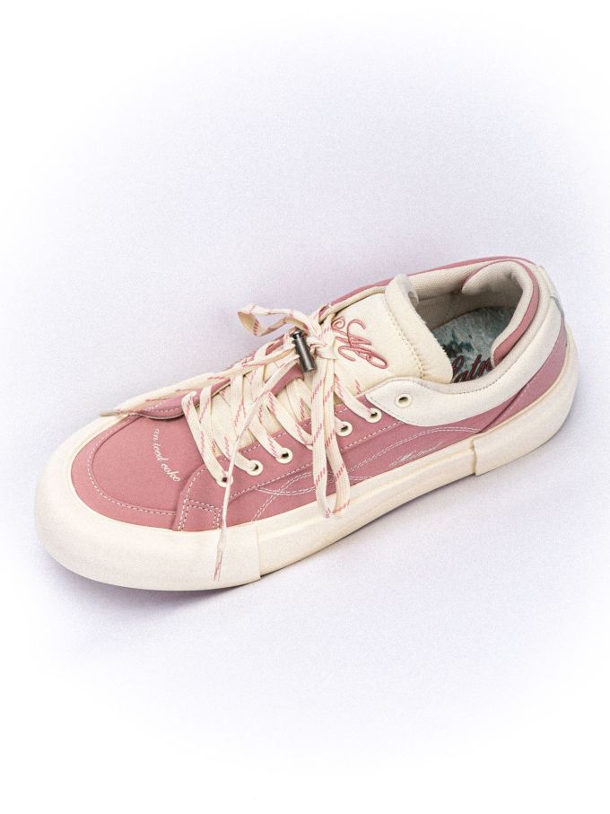 中帮 系带 布面 