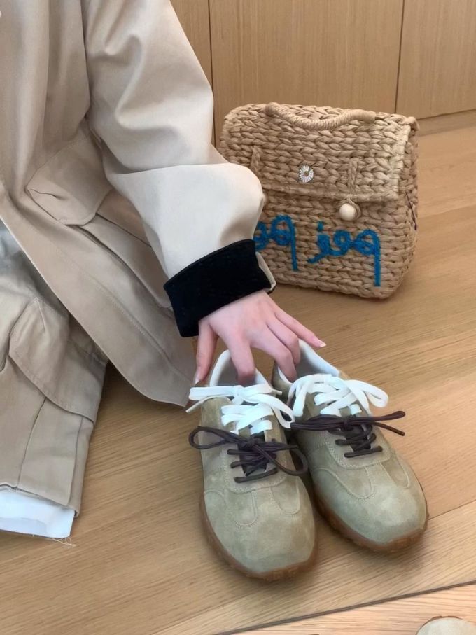 低帮 系带 皮革 