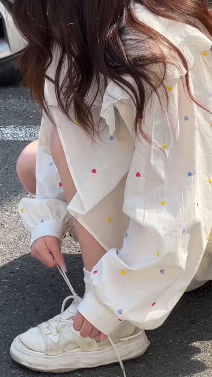 棉麻 H型 衬衫领 中长袖 古典袖 挖空 鸽羽色 城堡灰 