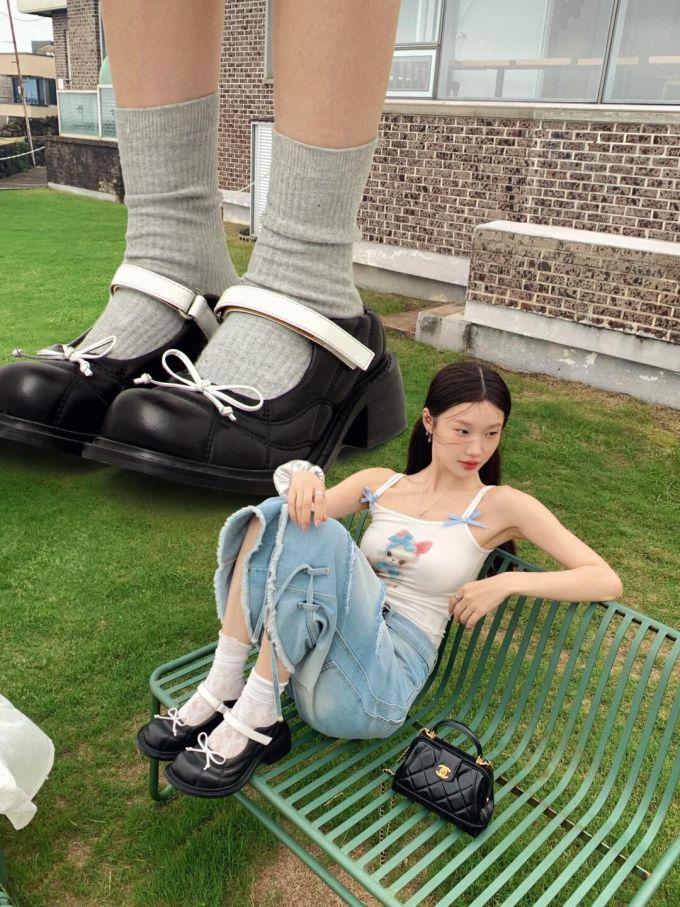 低帮 深口鞋 皮革 