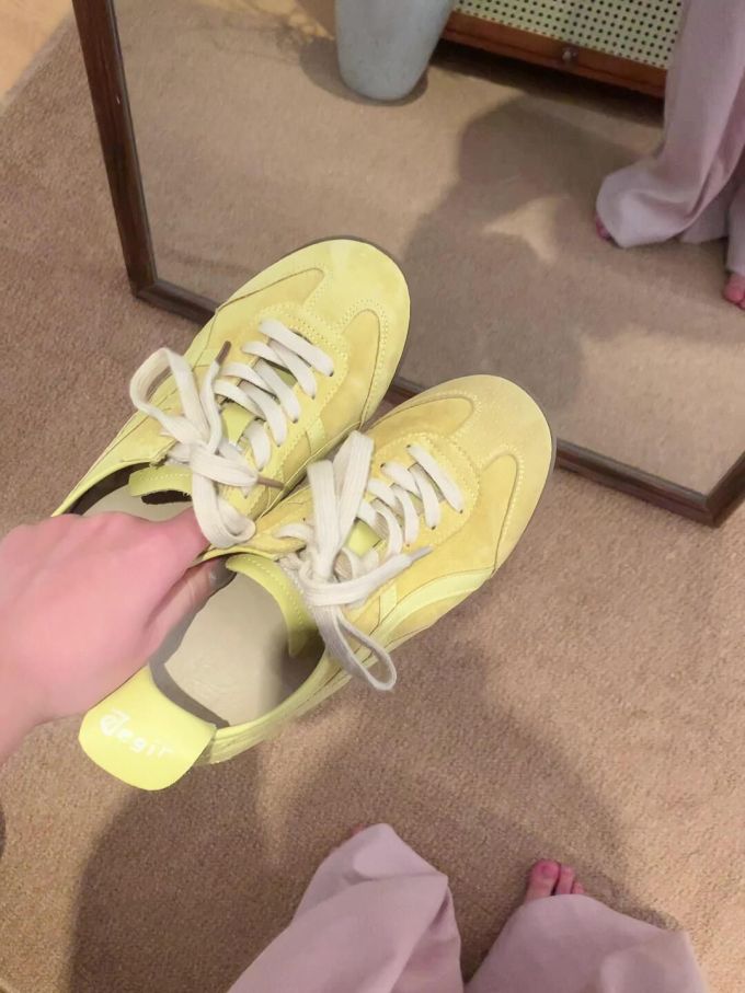 低帮 系带 皮革 