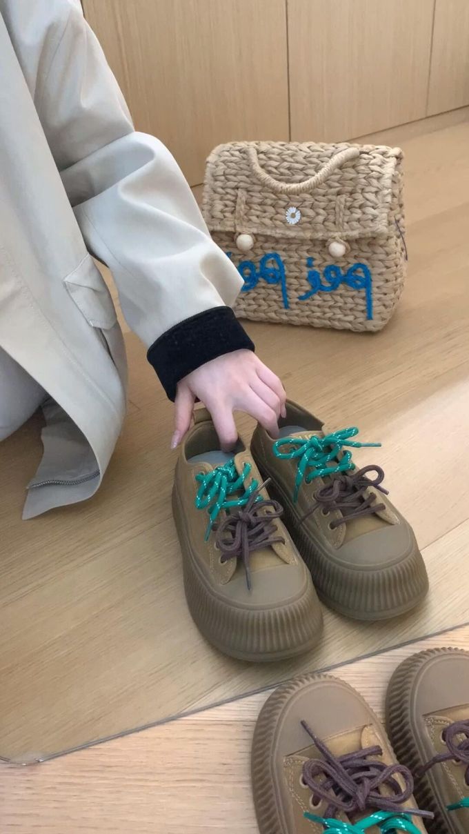 低帮 系带 皮革 