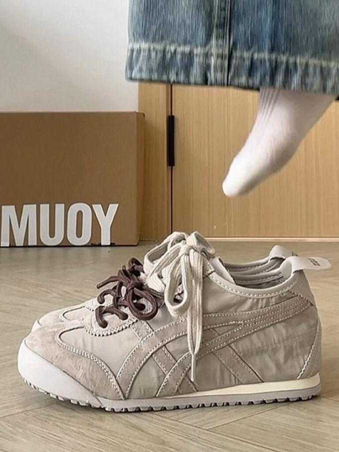 低帮 系带 皮革 