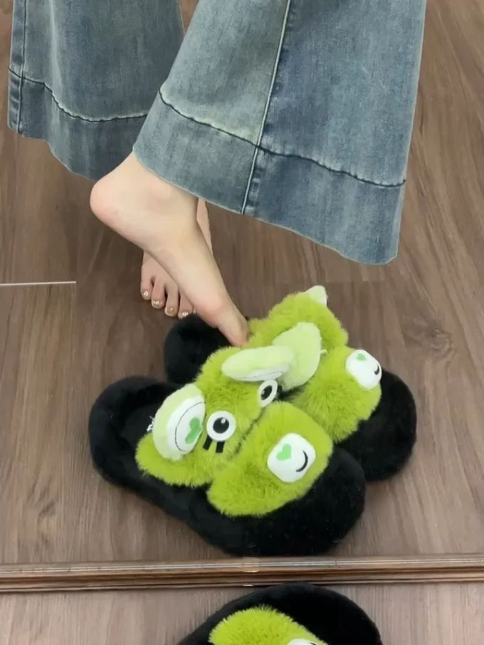 平底 无帮 绒毛/绒面 