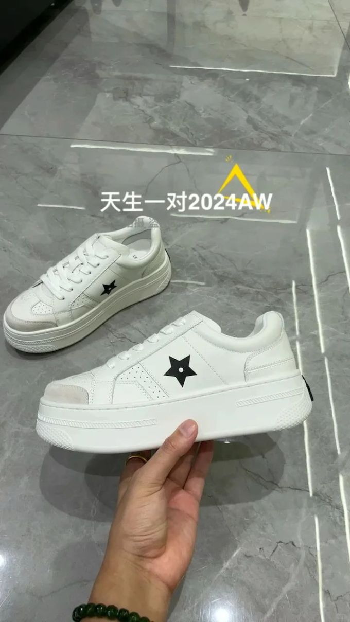 低帮 系带 皮革 