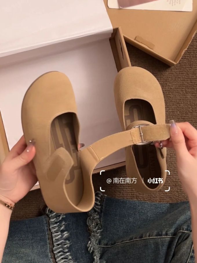 浅口鞋 皮革 
