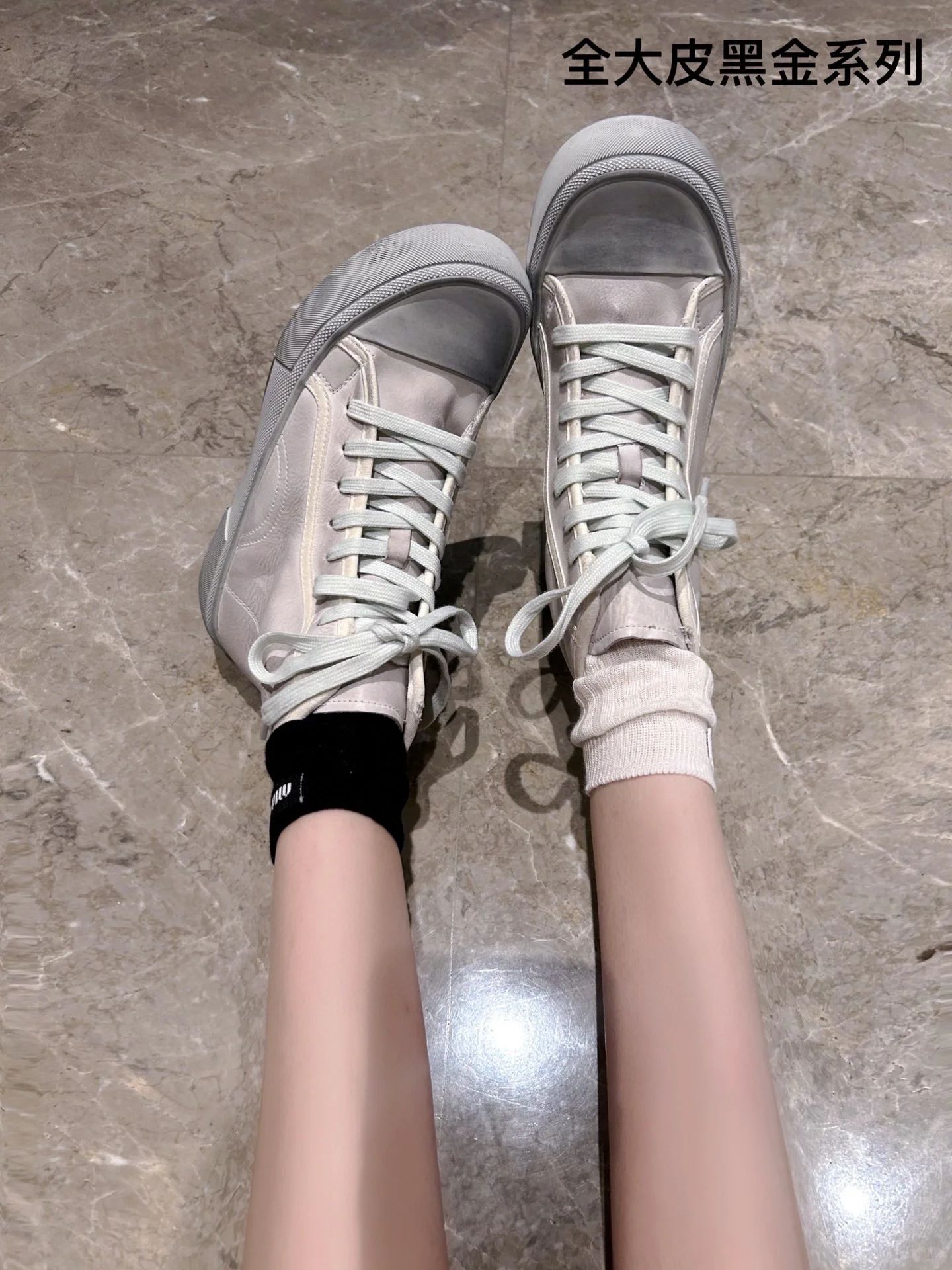 高帮 系带 布面  - VALI鞋履AI设计主图