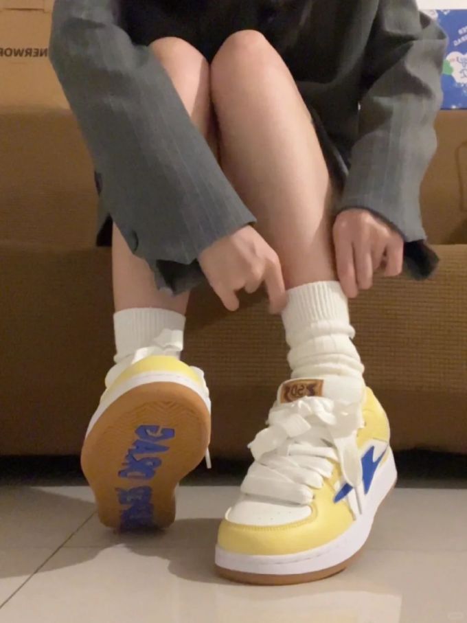 低帮 系带 皮革 