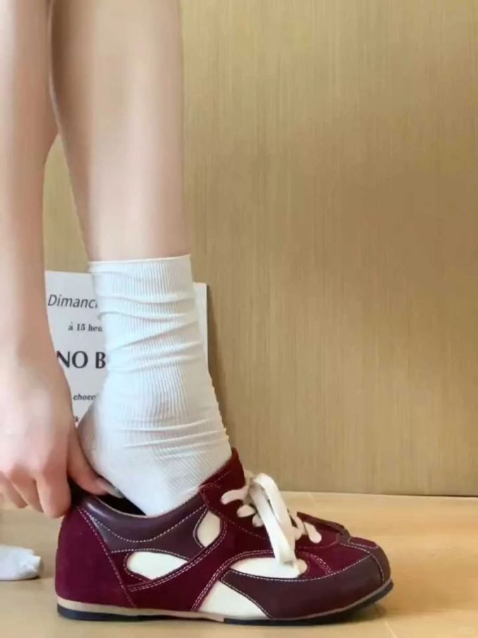 低帮 系带 魔术贴 皮革 