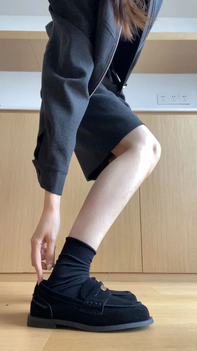 H型 基础袖 深蓝黑色 休闲运动 运动 
