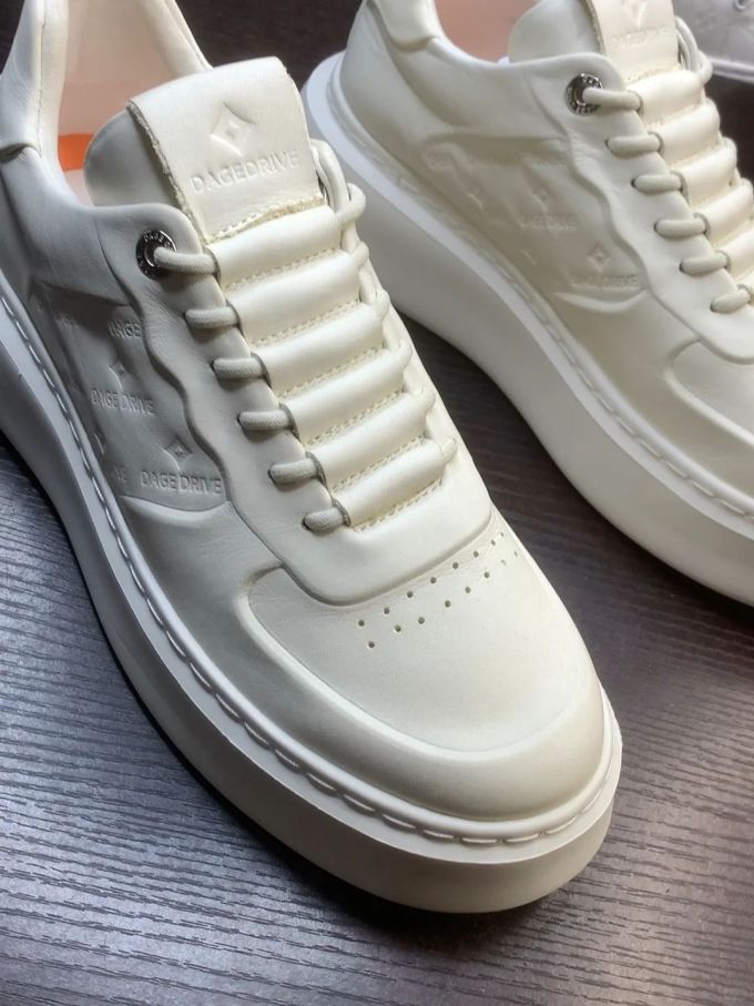 低帮 系带 皮革 