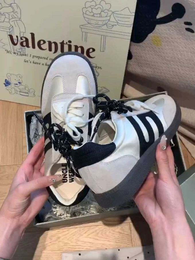 低帮 系带 皮革 