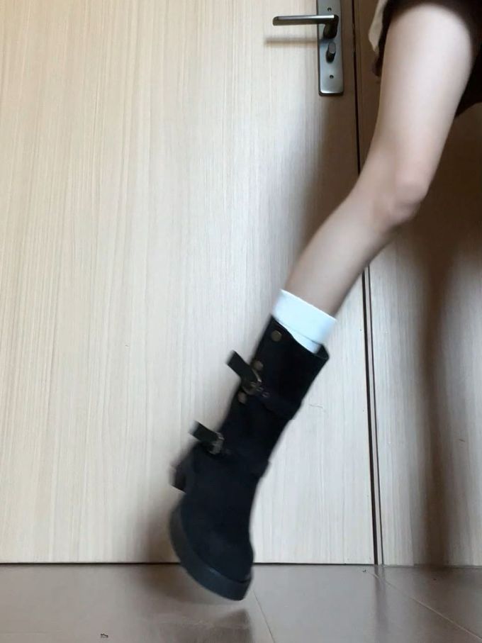 圆头 皮革 