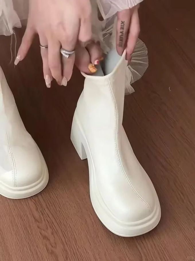 圆头 皮革 