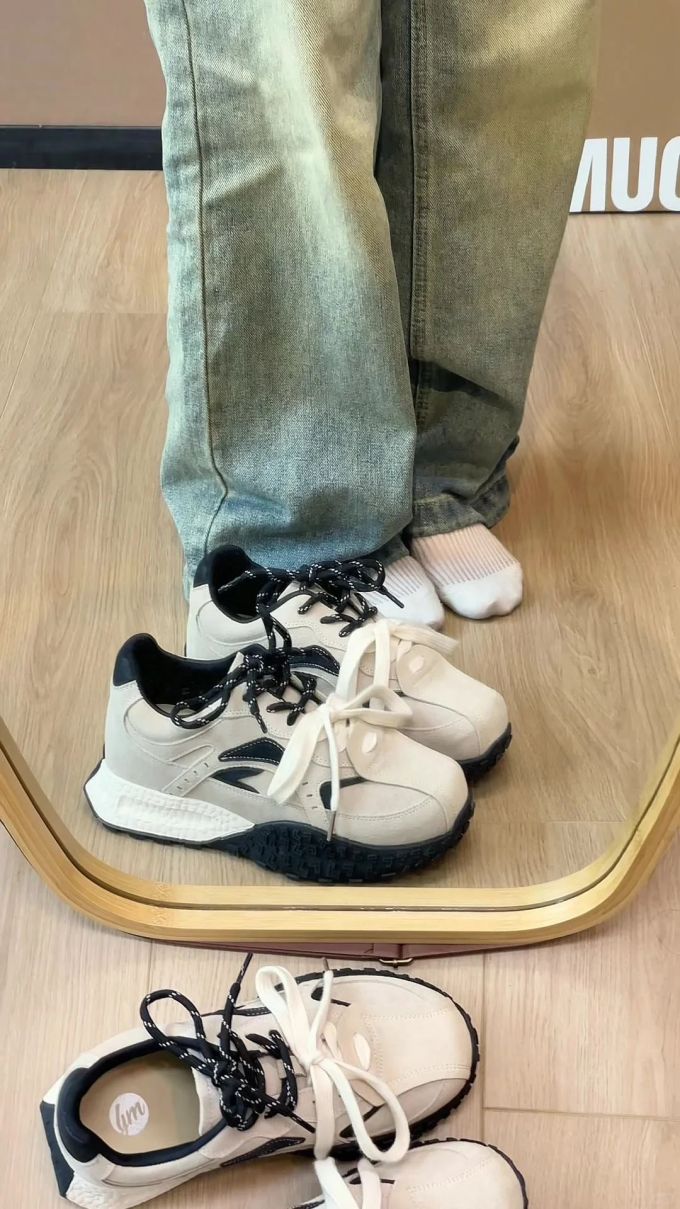 低帮 系带 皮革 