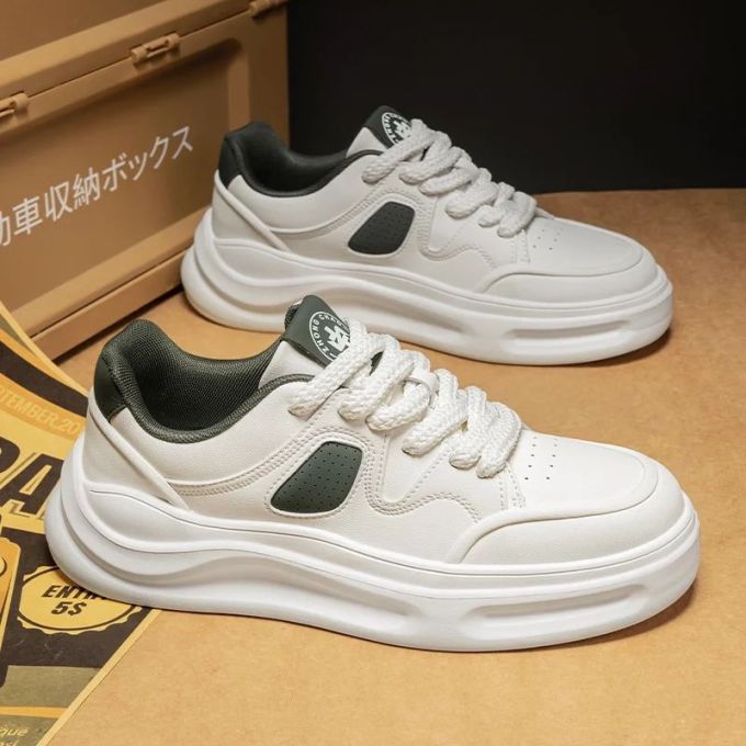 低帮 松紧带 皮革 