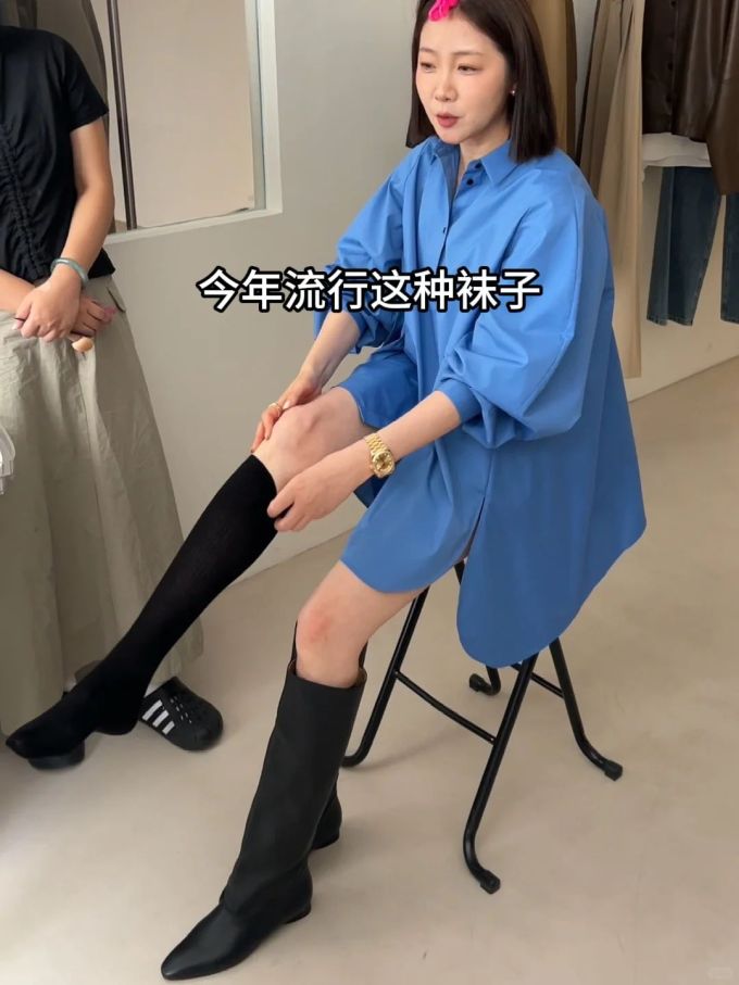 棉麻 H型 衬衫领 中袖 基础袖 古典蓝 海洋蓝 基础扣饰 韩系休闲 休闲 
