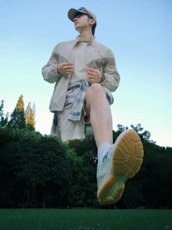棉麻 H型 立领 中长袖 拼接 灰蓝 正灰色 