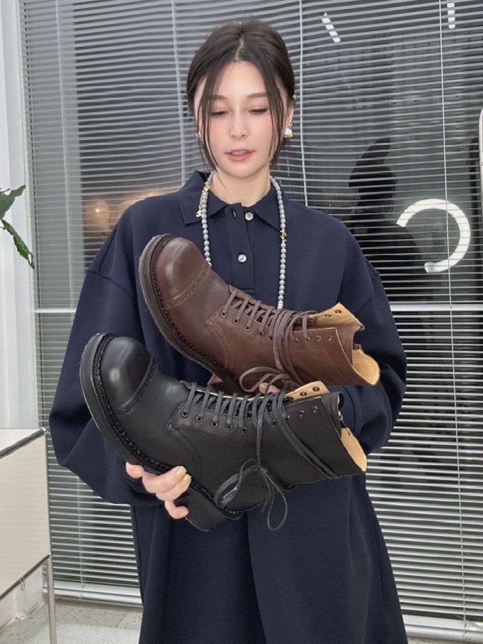 圆头 皮革 