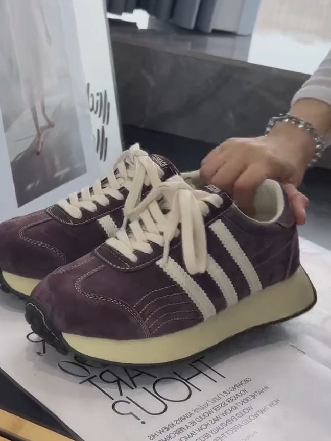 低帮 系带 皮革 
