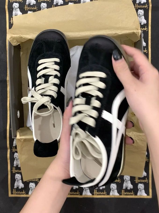 低帮 系带 皮革 