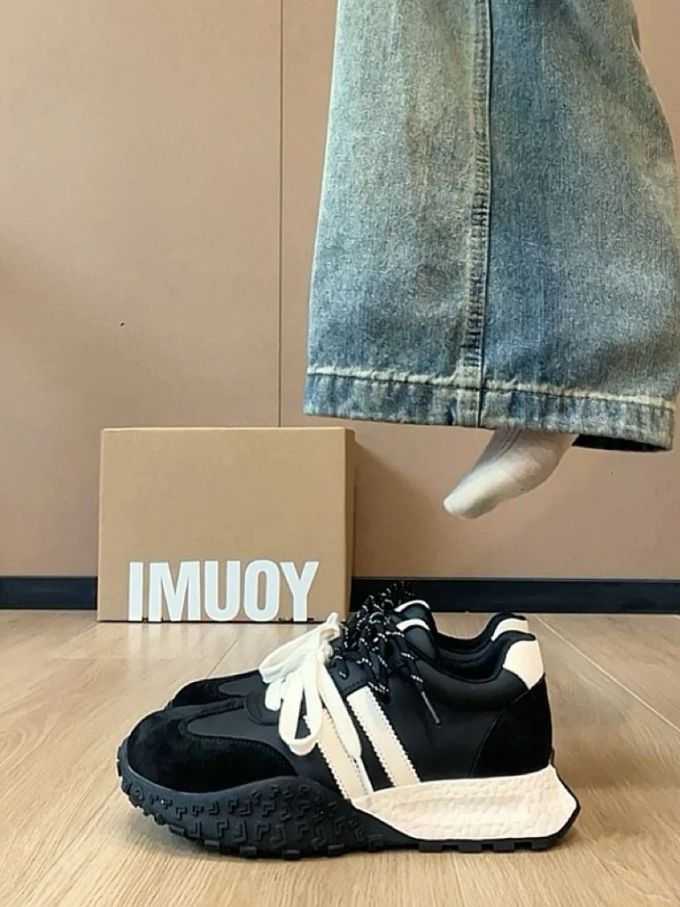 低帮 系带 皮革 