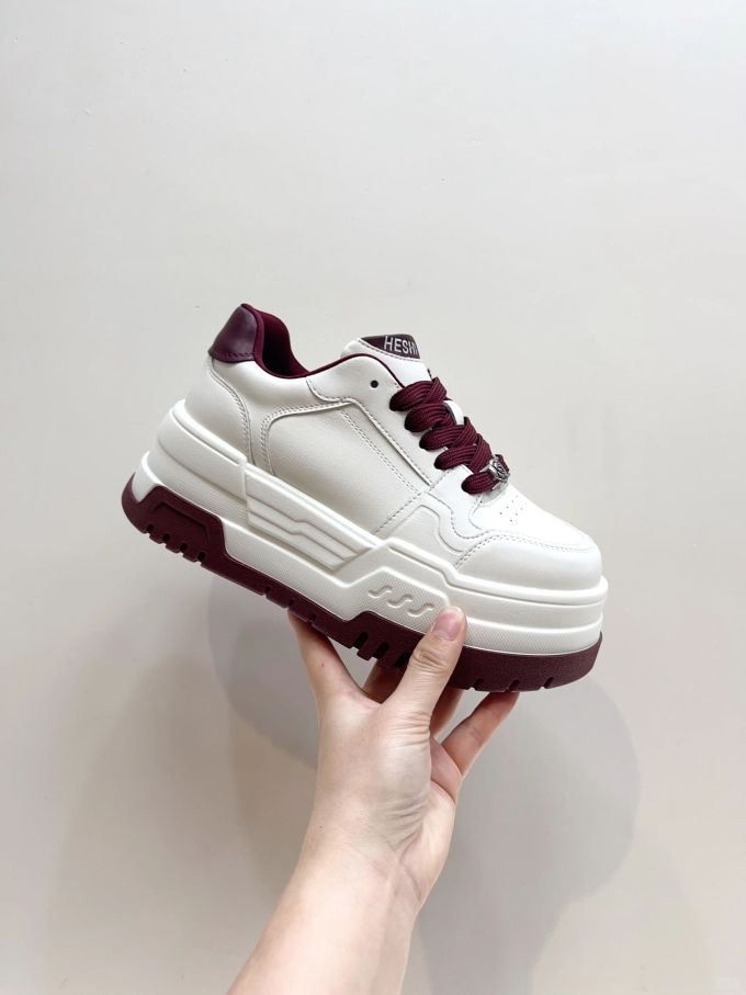 低帮 系带 皮革 