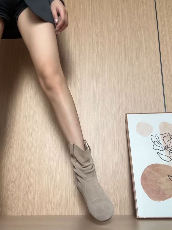 圆头 皮革 拉链 