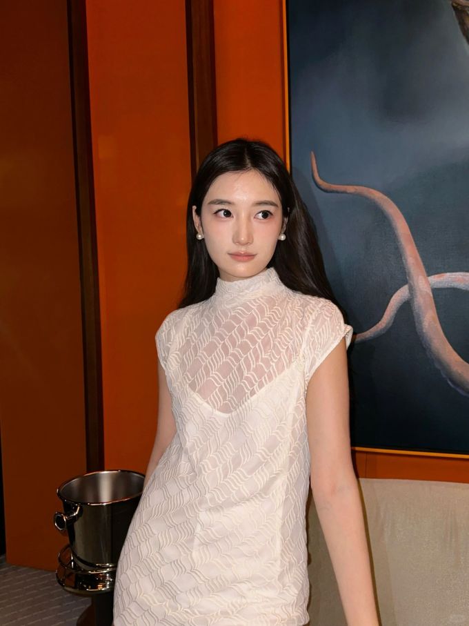雪纺 浅羊皮纸色 贝壳粉 粉扑粉 轻粉色 淑女 