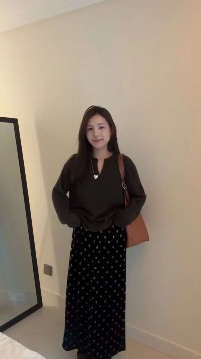 雪纺 H型 波点 印花 踢踏舞鞋色 淑女 