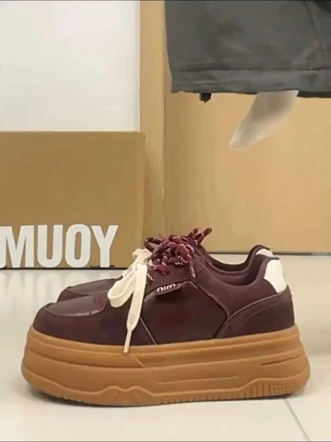 低帮 系带 皮革 