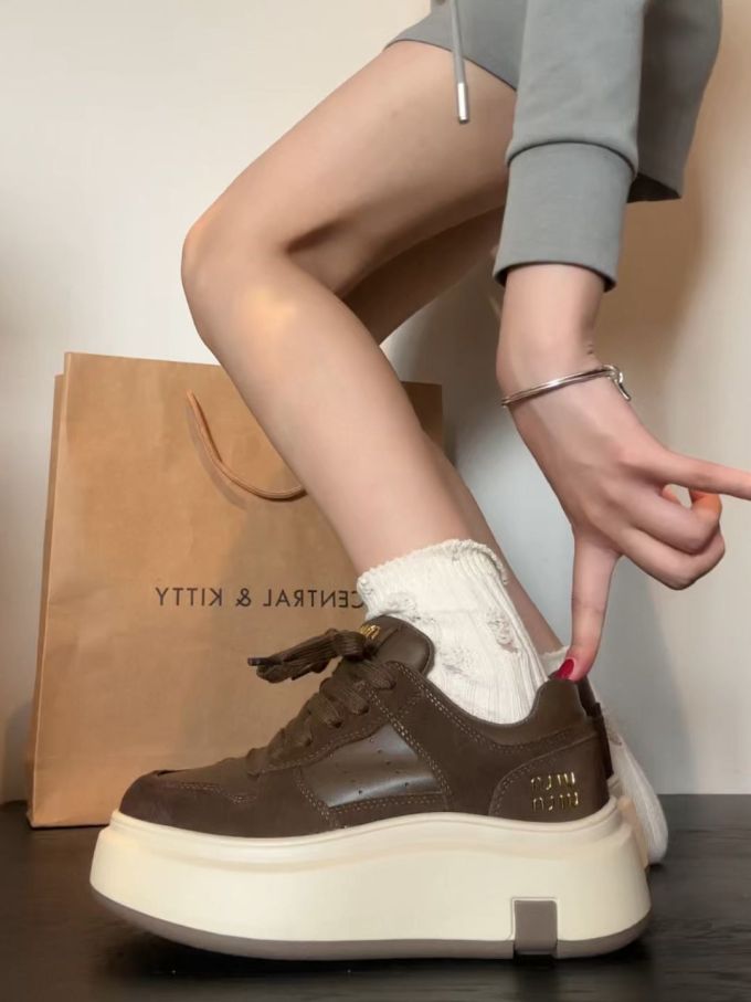 低帮 系带 皮革 