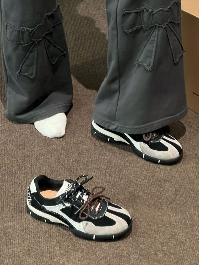 低帮 系带 皮革 