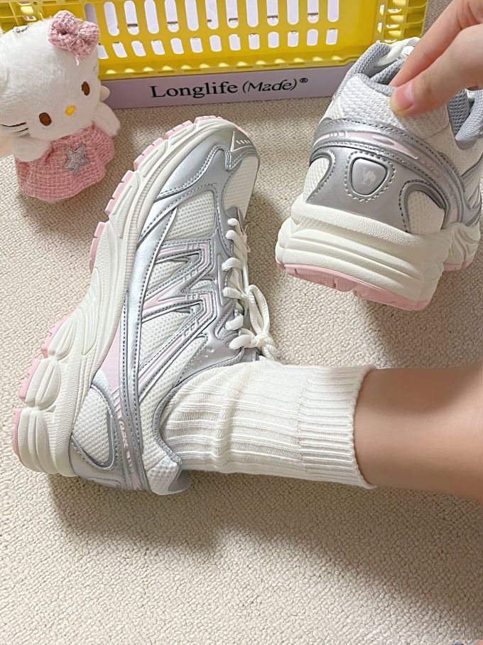 低帮 系带 网面 