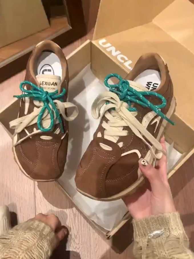 低帮 系带 皮革 