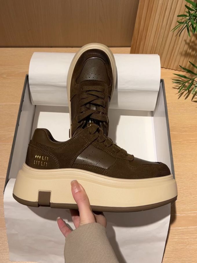 高帮 系带 皮革 