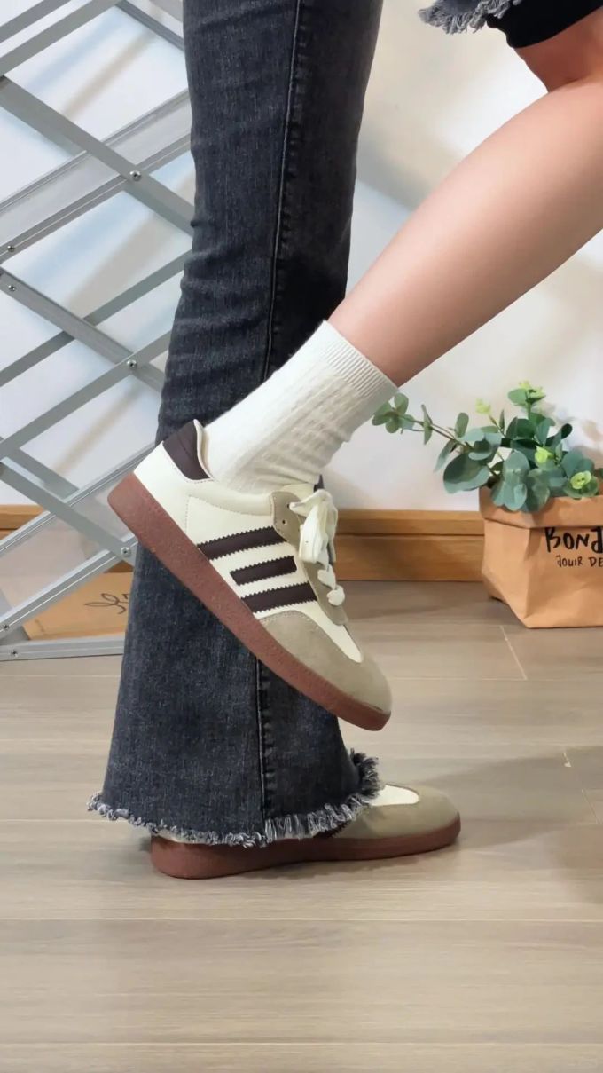 低帮 系带 皮革 