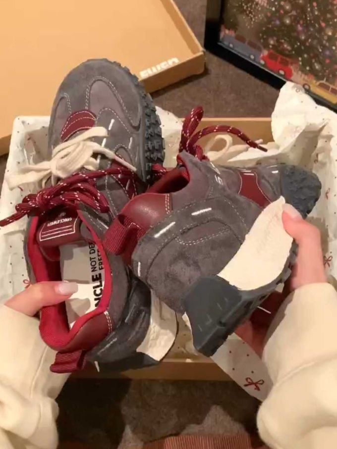 低帮 系带 皮革 