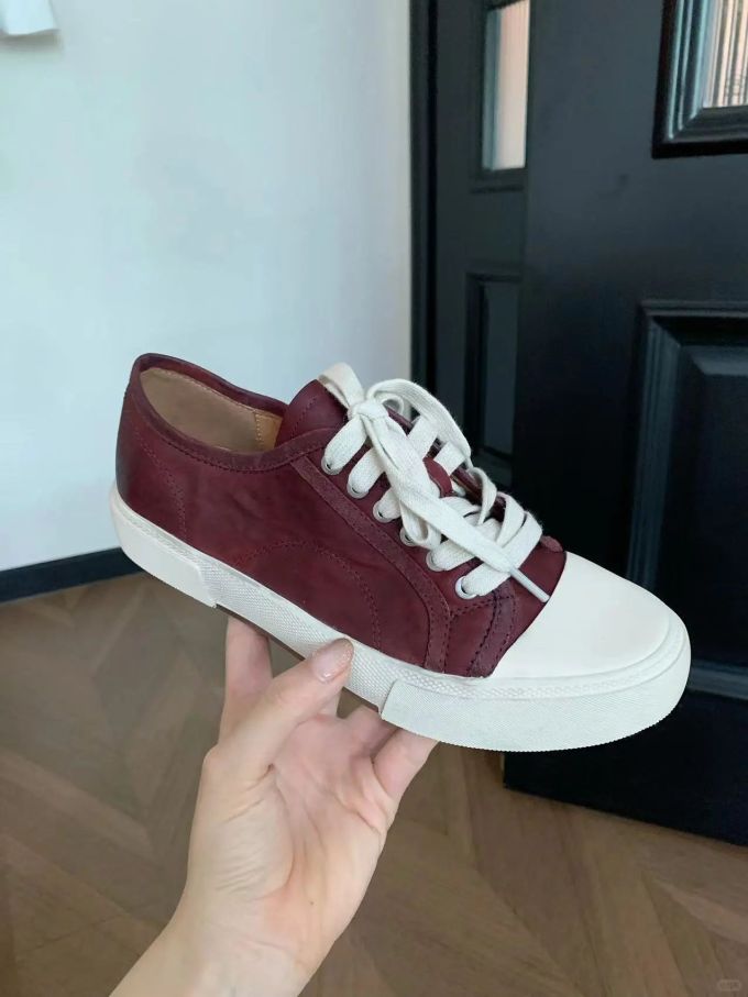 低帮 系带 皮革 