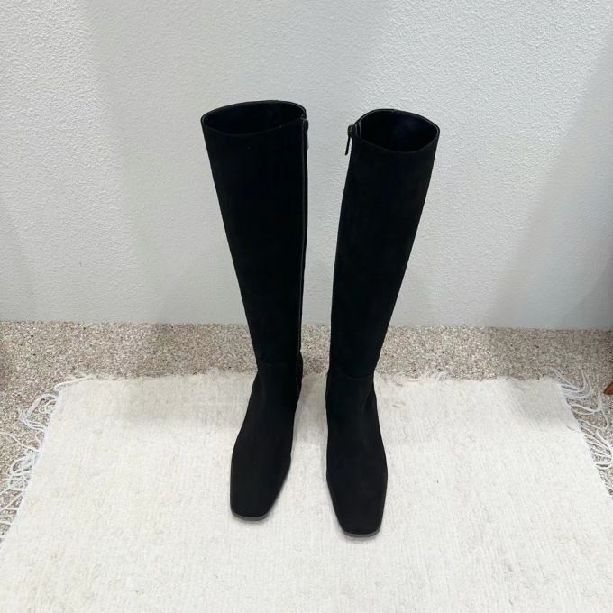 中跟 粗跟 皮革 