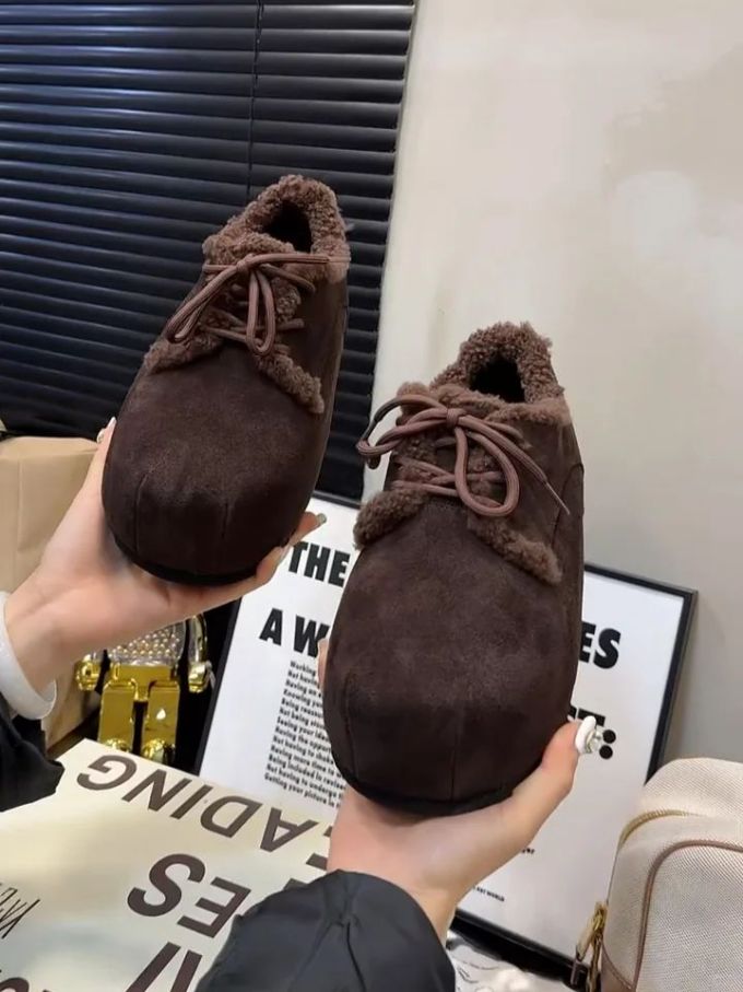 低帮 弹力绳 系带 皮革 