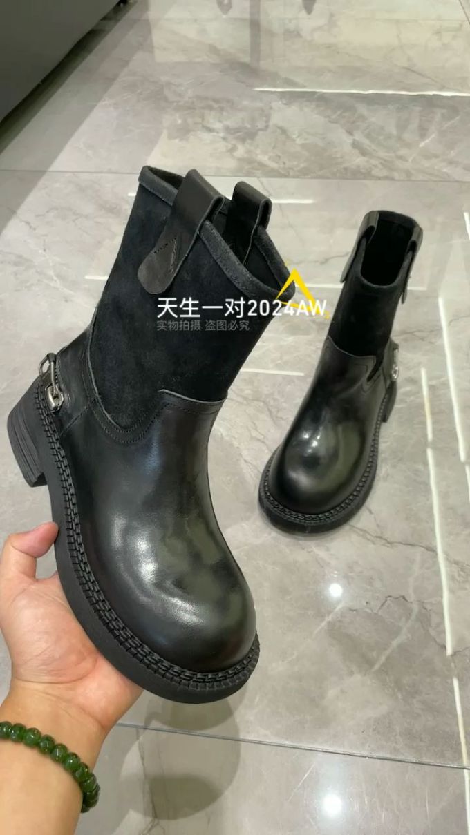 圆头 袢扣 皮革 