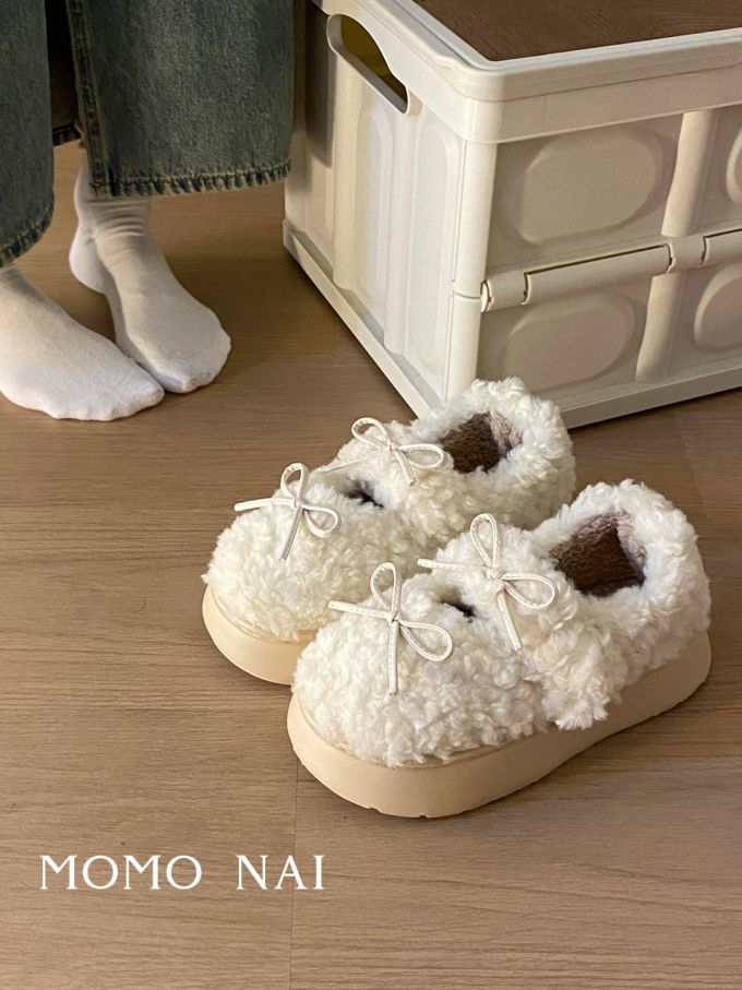 低帮 一脚蹬 绒毛/绒面