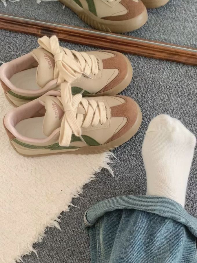 低帮 系带 皮革 