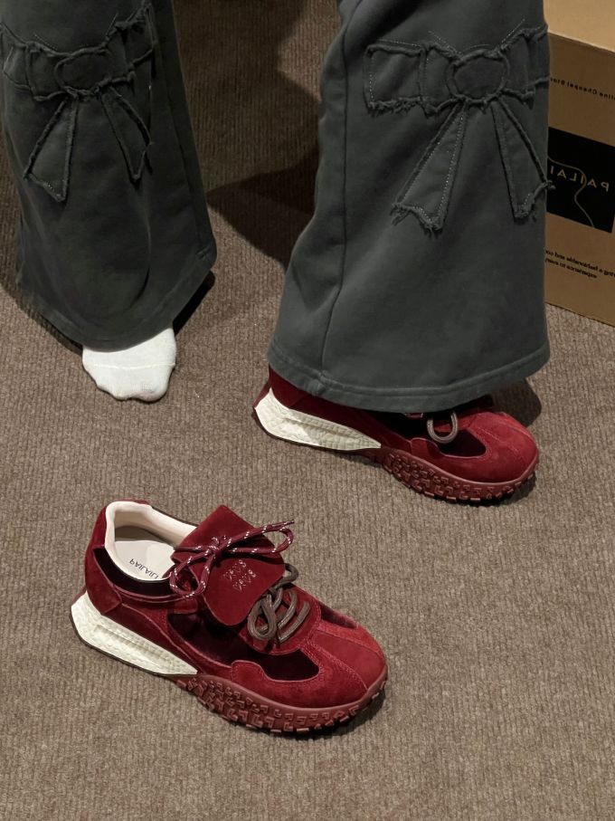 低帮 系带 皮革 