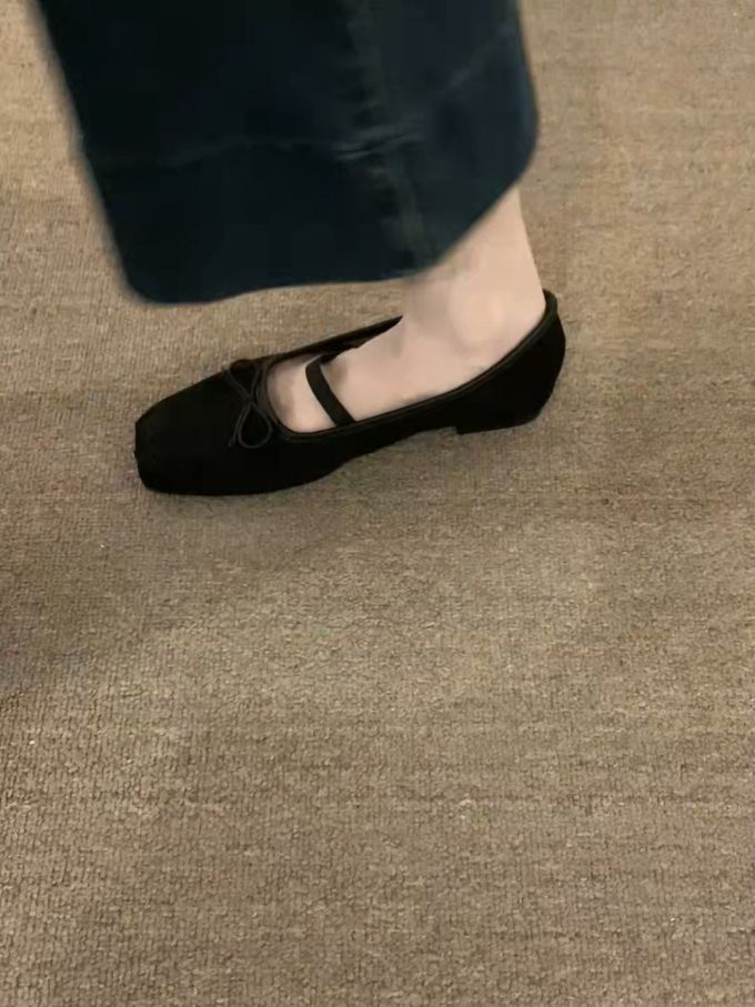 方头 松紧带 中口鞋 皮革 