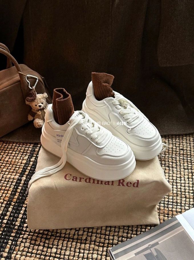 低帮 系带 皮革 