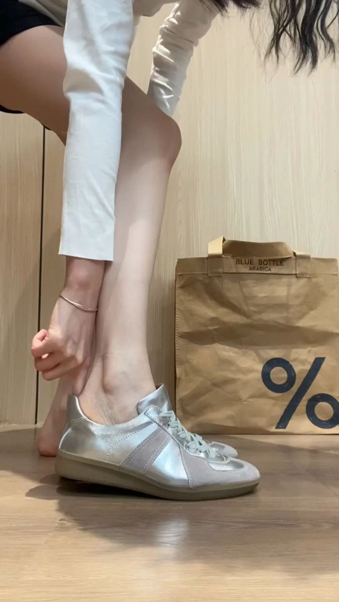 低帮 系带 皮革 